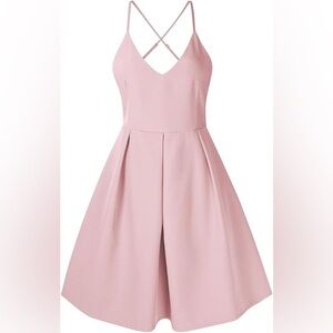 Glory Sunshine Women's Deep V Neck Spaghetti Straps Dress Sleeveless Dress M